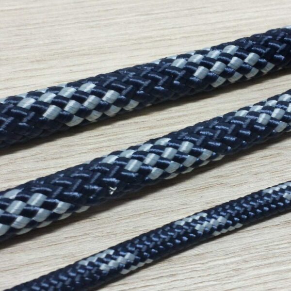 Cabo Náutico Pré-Estirado 10mm Azul Com Cinza Por Metro - Imagem 3