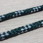 Cabo Náutico Pré-Estirado 10mm Verde Com Cinza Por Metro - Imagem 2