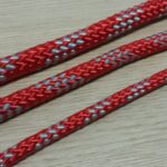 Cabo Náutico Pré-Estirado 10mm Vermelho Com Cinza Por Metro - Imagem 3