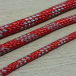 Cabo Náutico Pré-Estirado 14mm Vermelho Com Cinza Por Metro - Imagem 3