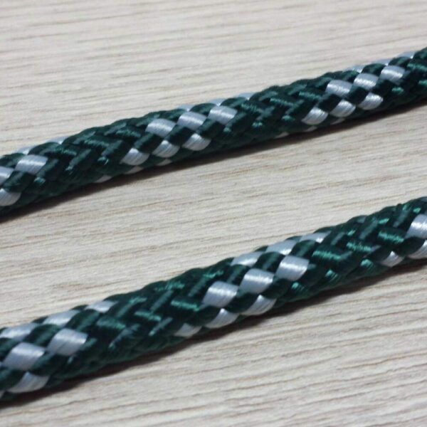 Cabo Náutico Pré-Estirado 8mm Verde Com Cinza Por Metro - Imagem 3