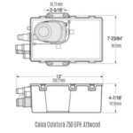 Caixa Coletora De Água Para Barco Grande 750 GPH 12V - Imagem 4