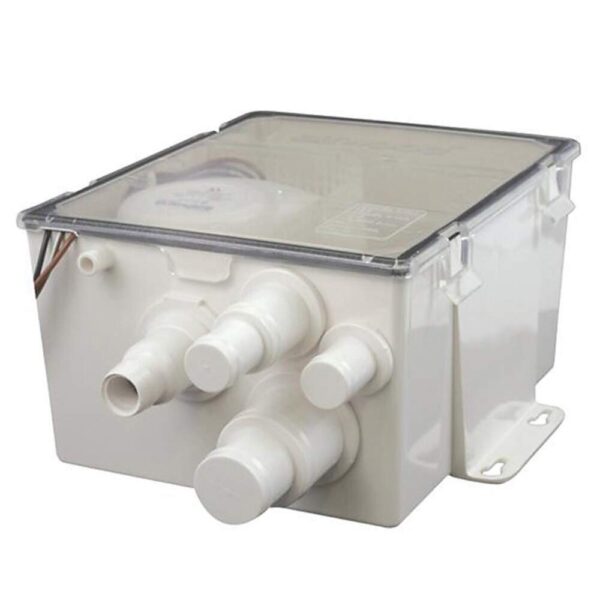 Caixa Coletora De Água Para Barco Pequena 500 GPH 12V - Imagem 2