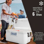 Caixa Térmica Coleman Marine 150Qt Branca - Imagem 4