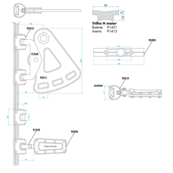 Carro Batten Car Nautos 95515 Deslizante Surface Grande - Imagem 4
