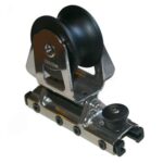 Carro Genoa Nautos 91409 25T Deslizante Stop Roldana Alum. - Imagem 2