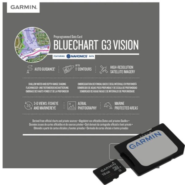 Carta Náutica Garmin Bluechart G3 Vision HD Costa Leste América do Sul - Imagem 2