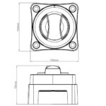 Chave Comutadora de Baterias ByPass Arietek - Imagem 4