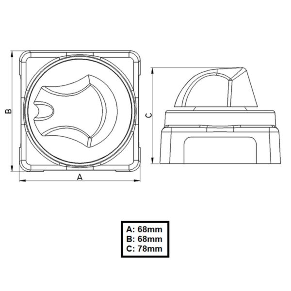 Chave de Bateria 1 Banco 230A 12-32V - Imagem 5