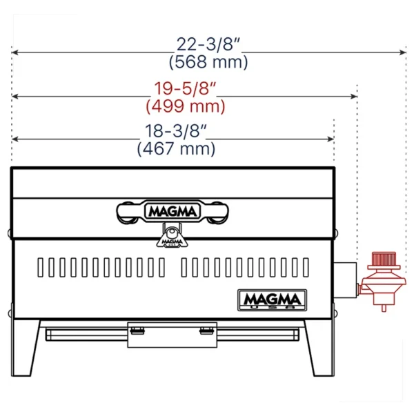 Churrasqueira Náutica Gás Cabo Magma - Imagem 6