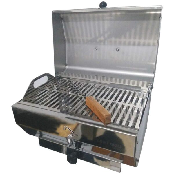 Churrasqueira Náutica Carvão Pedestal Inox - Imagem 4