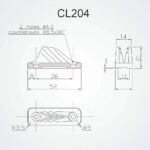 Clamcleat Cl204 Mini Preto - Imagem 4
