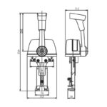 Comando Nautos 91303 Tope Simples - Imagem 4