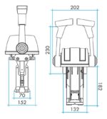 Comando Nautos 91305 Tope Duplo - Imagem 4