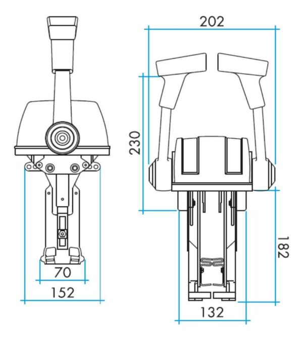 Comando Nautos 91305 Tope Duplo - Imagem 4