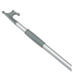 Croque Cinza Telescópico 113-195 Cm Alumínio Trem - Imagem 2