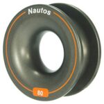 Roldana Nautos 95012 80mm Amarrar Alumínio Anodizado