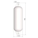 Defensa Polyform G5 Branca 70,5x21,5cm Original Norueguesa - Imagem 3