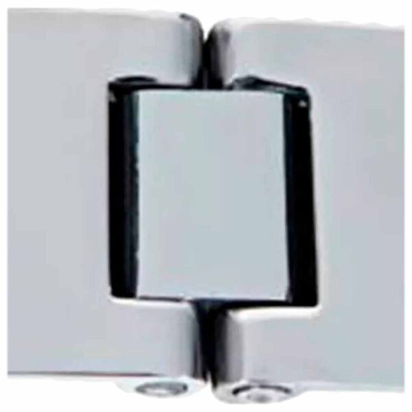 Dobradiça em Aço Inox 04 Furos com Ângulo de 135º - Imagem 3