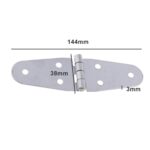 Dobradiça em Aço Fundido com 6 Furos 143x38x3 mm - Imagem 3