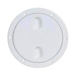 Tampa De Inspeção 4" Antiderrapante Branca