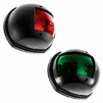 Par de Luz de Navegação Lateral Luppi Náutica LED BB e BE 12V Preta