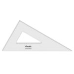 Esquadro 60 graus 28 cm Sem Escalas Trident Desetec - Imagem 2