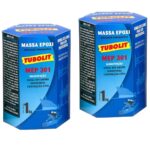 Kit 2x Massa Epóxi Subaquática Tubolit Mep 301 1Kg