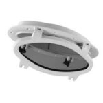 Vigia Oval Plástica Com Vidro 41X22cm