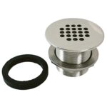 Ralo Para Deck Redondo 70mm Inox 1 1/2 Pol