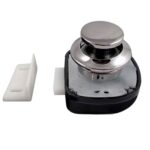 Fecho De Embutir Click Push Niquel Cromado - Imagem 2