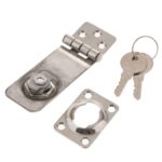 Fecho Náutico com Chaves Porta Tampa Inox - Imagem 4