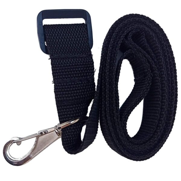 Fita Para Capota Preta Com Mosquetão - Imagem 2