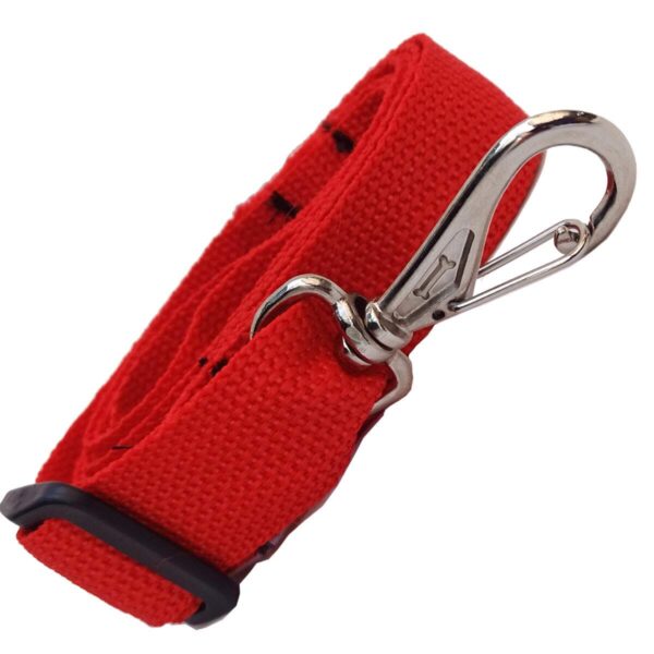 Fita Para Capota Vermelha Com Mosquetão - Imagem 3