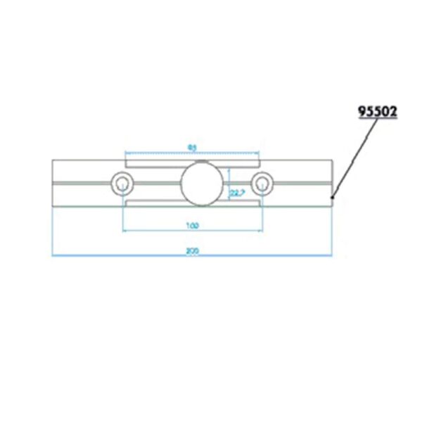 Gate Batten Car Nautos 95502 Deslizante Grande - Imagem 4