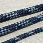 Kit 10 Metros Cabo Náutico Pré-Estirado 14mm Azul Com Cinza - Imagem 2