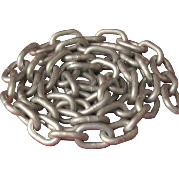 Kit 20 metros Corrente Calibrada 6mm Galvanizada Guincho Âncora - Imagem 3