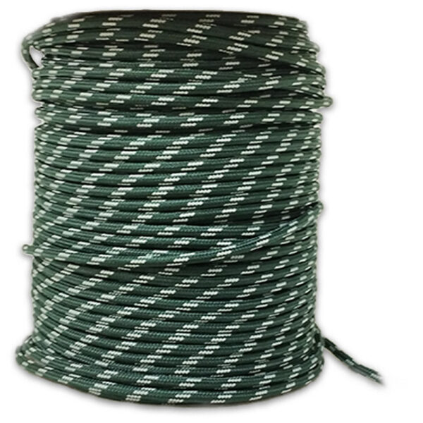 Kit 40 Metros Cabo Náutico Pré-Estirado 6mm Verde Com Cinza - Imagem 3