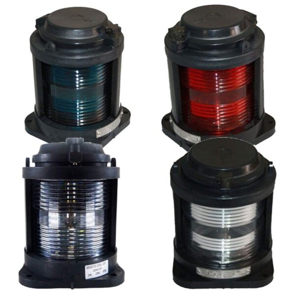 Kit 4 Luzes Navegação Homologada Barcos De 12A50M 12V - Imagem 2