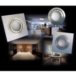 Kit 4 x Spot Náutico de Embutir Fiji Aluminium 2x1 Optolamp 12-24V - Imagem 4