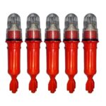 Kit 5 Sinalizador Náutico Luz LED Strobo Para Marcação De Redes Pesca e Boias - Imagem 3