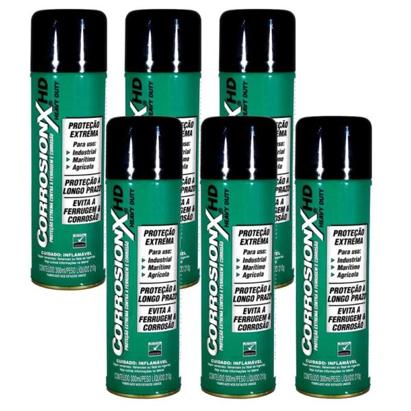 Kit 6X Anticorrosivo Corrosionx HD Heavy Duty 300ml - Imagem 3