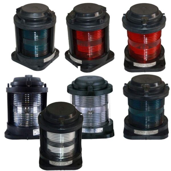 Kit 7 Luzes Navegação Homologada Barcos De 12A50M 12V - Imagem 2