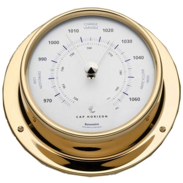 Kit Barômetro Termo-Higro e Relógio Náutico 110mm - Imagem 3