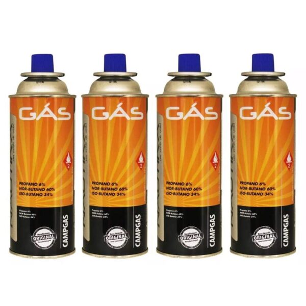 Kit Com 4 Cartucho Gás Refil Para Fogareiro Nautika - Imagem 3