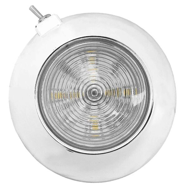 Luminária Náutica Bicolor Branco e Vermelho Led - Imagem 3