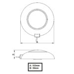 Luminária Nautica Sobrepor LED Arieltek - Imagem 5