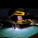 Luz Náutica Subaquática Canhão Branca 62w 12v Slim - Imagem 3