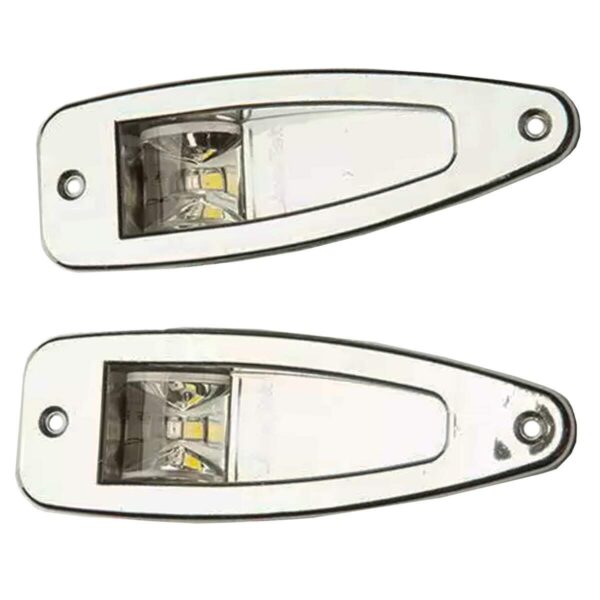 Luz Navegacao Tubarão Abs Metalizado Led Arieltek - Imagem 2