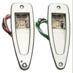 Luz Navegacao Tubarão Abs Metalizado Led Arieltek - Imagem 3